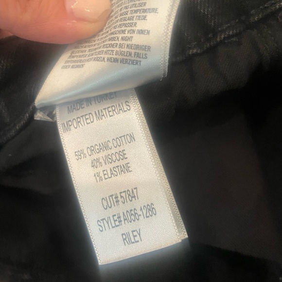 Agolde Riley Crop Jeans in Panoramic Sz 29 - Picture 6 of 12